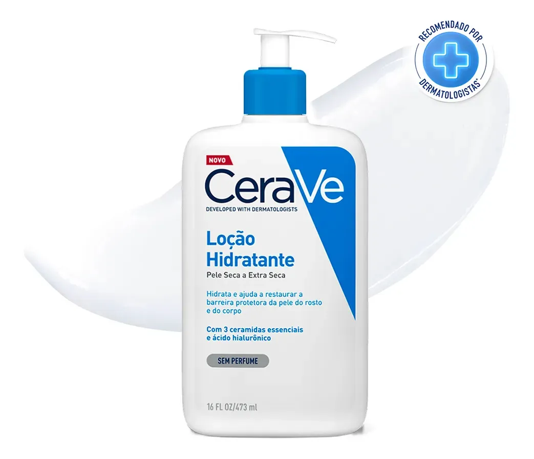 Limpeza Facial para Pele Seca — CeraVe Loção de Limpeza Hidratante aprovada pelo Crivo LoveSkin