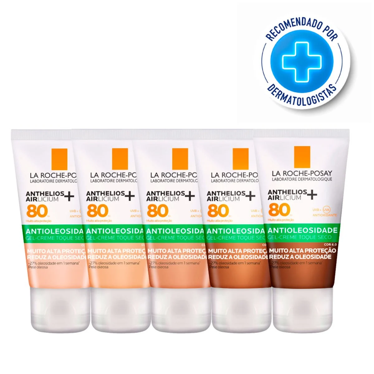 Protetor solar para pele negra — La Roche-Posay Anthelios Airlicium Cores Escuras