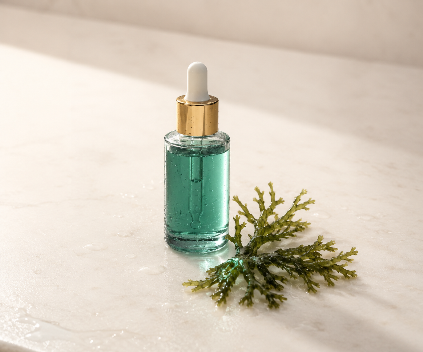 Extrato de matéria-prima do bioretinol de algas sobre a Pia LoveSkin
