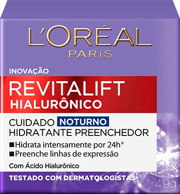 L'Oréal Paris Revitalift Noturno — creme antissinais analisado pelo Crivo