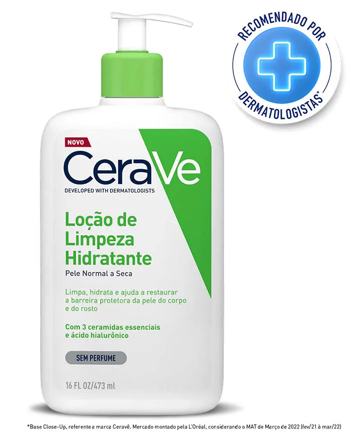CeraVe Loção de Limpeza Hidratante aprovada pelo Crivo LoveSkin