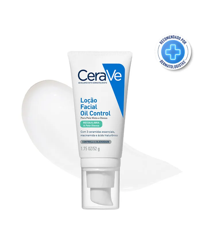CeraVe Loção Facial Oil Control, loção facial hidratante para pele oleosa